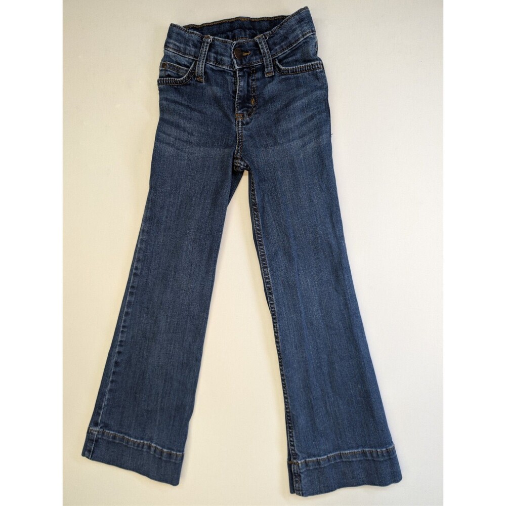 Wrangler Retro Girls Darci Trouser Jeans Size 6 Slim Dark Wash Stretch 1009GWWDI